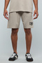 Print Detail Shorts with Drawstring Waist