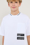 Printed T-Shirt with Crew Neck and Short Sleeves - 6