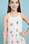 Embroidered Sleeveless Fit & Flare Dress - 3