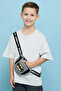Batman Print T-Shirt with Crossbody Pouch - 5