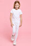 Printed T-Shirt with Crew Neck and Short Sleeves - 6