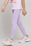 Solid Leggings with Elastic Waist - 4