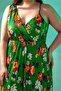 Women's Plus Size One-Shoulder Knitted Dress Green - 8