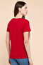 Typography Print T-Shirt with Crew Neck and Short Sleeves - 6