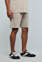 Print Detail Shorts with Drawstring Waist - 3