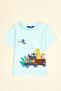Printed T-Shirt and Shorts Set - 2
