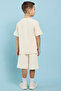 Textured T-Shirt and Shorts Set - 7