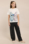 Angel & Stitch T-Shirt with Crew Neck and Short Sleeves - 6