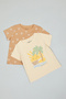 2 Pack Printed T-Shirts with Short Sleeves