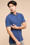 Contrast Trim Polo T-Shirt with Shirt Sleeves - 3