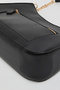 Solid Shoulder Bag - 5