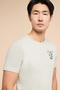 Print Detail T-Shirt with Crew Neck and Short Sleeves - 2