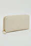 Quilted Zippered Wallet - 2