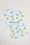 Printed T-Shirt and Shorts Set