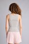 26Y801003960 Gray Women's Sleeveless T-Shirt F7818Ax/Gr256 - 5