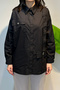 Paper Touch Shirt with Hanger Detail on the Left Side 153 Black - 3