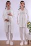 Pajama Set for Pregnant Women with Dressing Gown, Cotton, Comfortable Cut, Effortt - Smoked