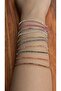 Waterway Zircon Stone Women's Bracelet with Spring Adjustable Feature in 10 Different Colors - 7