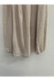 Italian Beige Elastic Waist Double Side Pockets Belted Pleated Tencel Skirt Size 38 - 44 - 4