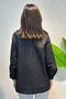 Paper Touch Shirt with Hanger Detail on the Left Side 153 Black - 4