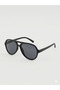 Girls' Sunglasses with Uv400 Protection Black Round Model Lightweight Durable Stylish Children's Eyewear - 4