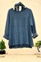 Leopard Shawl Double Mohair Imported Blouse - 2