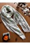 Softly Draped Muslin Floral Printed Short Tassel Shawl Pareo - 2