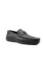 23140 Genuine Leather Black Men's Casual Shoes - 2