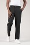 Summer Unlined Wide Leg Half Baggy Fabric Trousers with Elastic Waist at the Back - 2