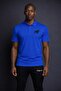 Men's Polo Collar Bull Printed Pique Fabric T-Shirt