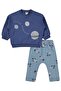 Gezgen Print 6-18 Months Set - Blue - 2