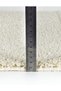 Shaggy Hollow Out Collar Toilet Compatible 60X50 cm Hollow Out Non-Slip Base Washable Bath Mat - 3