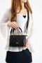 Women's Quality Leather Medium Size Stylish and Elegant Handbag with Long Shoulder Strap (Width 19.5 cm Length = 14.5 cm) - 2