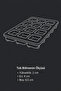 12-Cavity Silicone Chocolate Mold Rectangular Praline & Mini Dessert Mold - 2