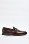 Alex Model Genuine Natural Leather Leather Sole Loafer Shoes - 2