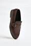 Alex Model Genuine Natural Leather Leather Sole Loafer Shoes - 4