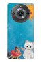 Realme 11 Pro / 11 Pro Plus Compatible Sunny Fairy and Angel Cat Pattern Transparent Phone Case