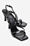 Jolene Black Print Women's Heeled Shoes