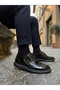 Ba0003 New Season Black Patent Leather Luxury Brouge Classic Shoes - 5
