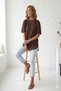 Women's Crew Neck Short Sleeve Modal Tunic - 4