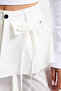 Women's Off-White W5 Straight Fit Loose Cut Belt Detailed Special Design Trousers - 4