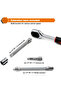 Drive Socket Ratchet Wrench Tool Set, Auto Repairing and Household, with Storage Case - 5
