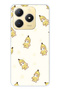 Realme C61 / C63 Compatible Banana Costume Cat Pattern Transparent Phone Case