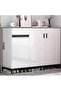 Premium High Quality Shoe Cabinet with Multifunctional Drawers 140CM - 2
