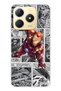 Realme C61 / C63 Compatible Comic Theme Patterned Transparent Phone Case