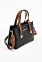 Sanmorris Women's Faux Leather Shoulder Bag and Combination Wallet Set - 2