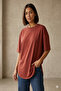 Women's Crew Neck Short Sleeve Modal Tunic