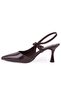 Dza07-1296047 Brown 8 cm Thin Heeled Classic Women's Shoes - 3