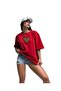 Heart Printed T-Shirt Oversize Unisex T-Shirt 3Pv3