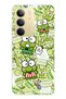 Realme C75 Compatible Cute Frog Pattern Transparent Phone Case